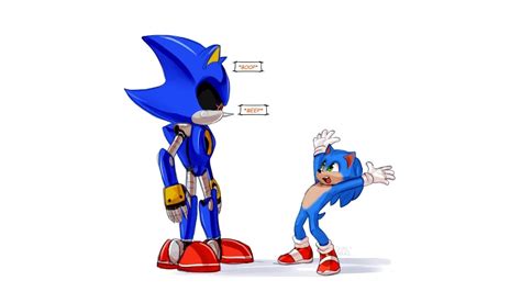 Metal Sonic Meets Movie Sonic Sonic Comic Dub Animations Youtube