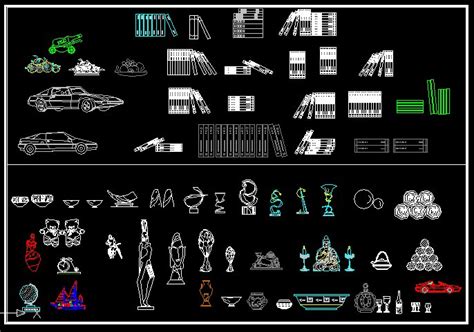 Decoration Elements Block V1 】 Cad Drawings Downloadcad Blocksurban