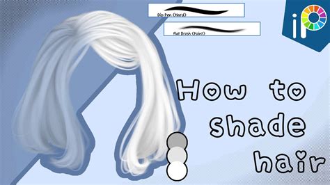 How To Shade Hair Tutorial Ibispaintx Youtube