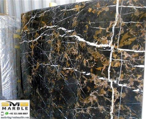 Pakistani Black And Gold Marble Tiles And Slabs Black Marble From Pakistan