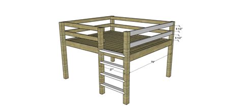 Free Diy Furniture Plans How To Build A Queen Sized Low