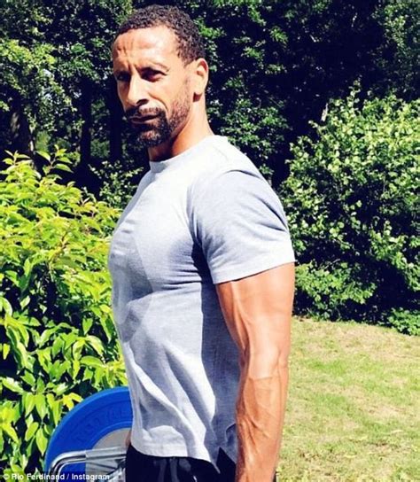 Rio Ferdinand Transformed From Lean To Body Building Boxer Daily Mail