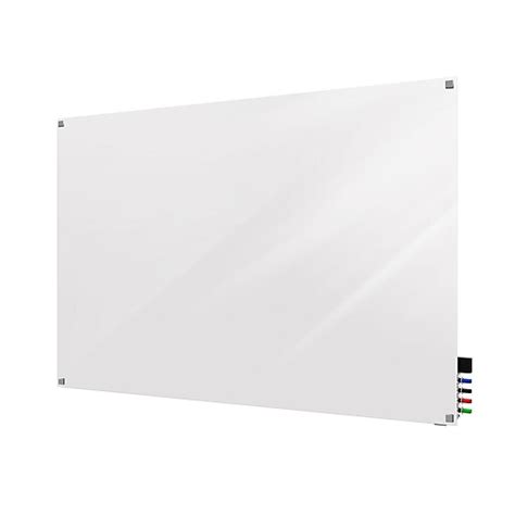 Ghent Harmony 4 H X 8 W Magnetic Glass Whiteboard With Square Corners White Hmysm48wh Staples
