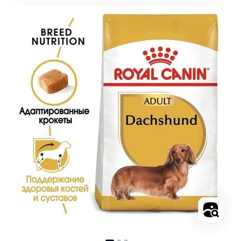 Корм для собак Royal Canin Сухой корм для собак породы такса старше 10 ...