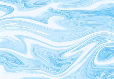 Marble Abstract Blue And White Paint Texture Background Vector Free