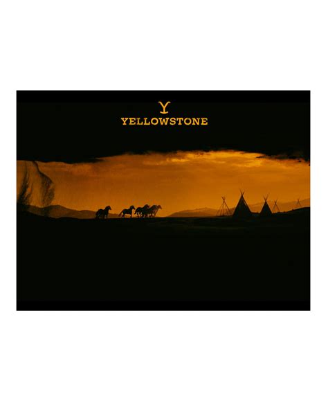 Yellowstone Season 5 Opening Credits Unframed Paper Poster Shop The