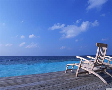 Summer Beach Chair Desktop Wallpapers Top Free Summer Beach Chair