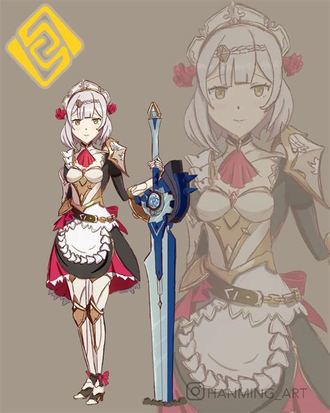 Noelle, the underrated (but best) knight maid! : r/Genshin_Impact