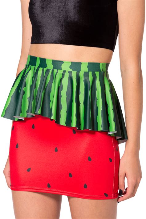 watermelon peplum skirt watermelon outfit watermelon dress peplum skirt