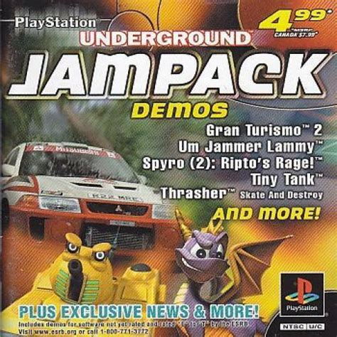 Playstation Underground Jampack Winter 99 Sony Playstation 1 1999