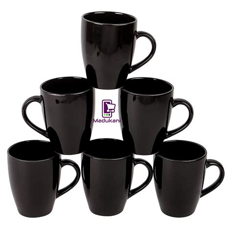 Luminarc Black Tea Coffee Mug Set Of 6 Madukani Online Shop