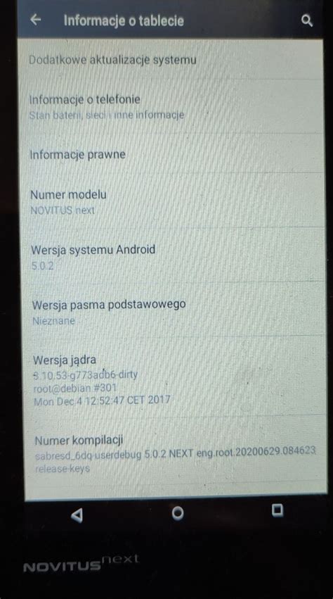Rozwiązano Kasa Novitus Next Jak Wgrać Czysty System Android