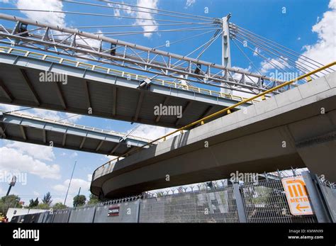 Bridge Of The Local Transport System Terminal 1 To Terminal 2 Mexico