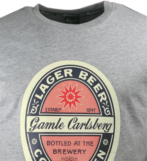 Gamle Carlsberg T Shirt Grey Carlsberg Brand Store