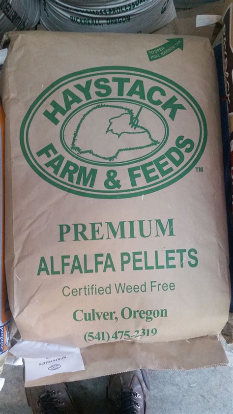 Haystack Farm And Feeds Premium Alfalfa Pellets Cully Farm Store