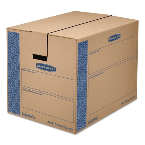 Bankers Box Smoothmove Prime Large Moving Boxes 24l X 18w X 18h Kraft
