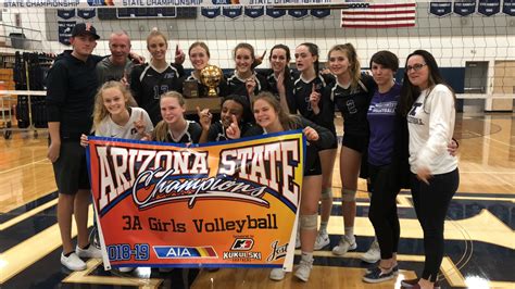Arizona High School Volleyball Northwest Christian Wins 3a Title