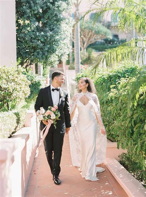 Intimate La Valencia Hotel Wedding Editorial With A Garden Luxe Feel ⋆