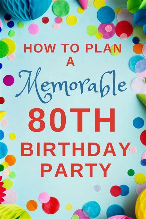 Pin On 80th Birthday Ideas