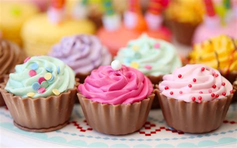 Hd Wallpaper Colorful Cream Cakes Pastries Sweet Food
