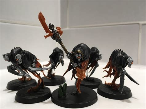 Necron Cryptek And Flayed Ones Conversions Done With Just Their Bases