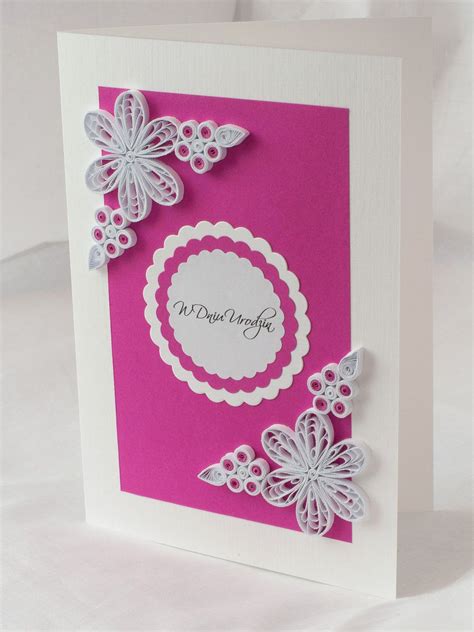 It is because of all these benefits that our customers return to us, year after year, to help them keep their business needs met. Birthday card - pink&white / Kartka urodzinowa w kolorze ...