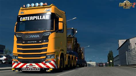 Scania S Caterpillar Paintjob By L Zzy Ets Euro Truck Simulator Sexiezpicz Web Porn