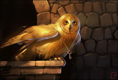 Golden Owl By On Deviantart Owl