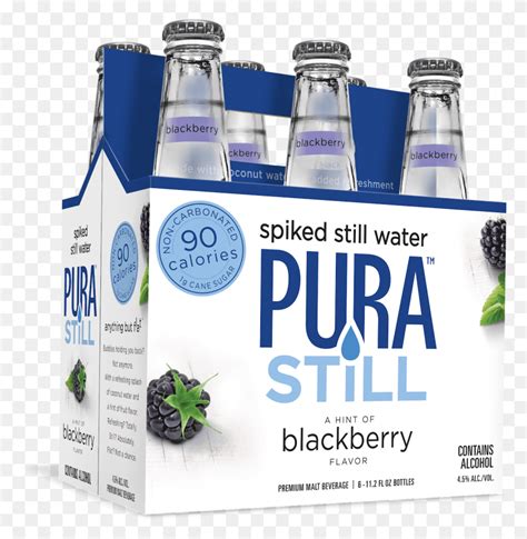 Introducing Pura Still Pura Still Spiked Water Bottle Beverage Drink HD PNG Download