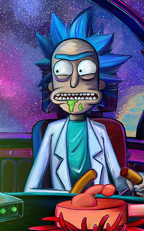 Rick and morty/back to the future mash up prints by ryan may. Download Here Rick And Morty Samsung Wallpaper HD Wallpaper - My rickMorty and you