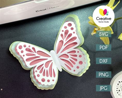 Butterfly Svg 1 Cut File Image Creative Vector Studio