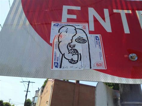 Portland Oregon Slap Tag Street Art Graffiti Novelty Sign