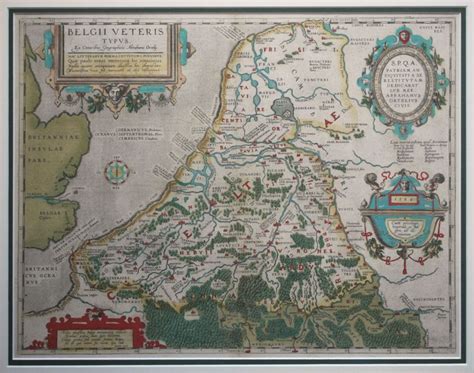 Maps Perhaps Antique Maps Prints And Engravings Belgii Veteris Typus