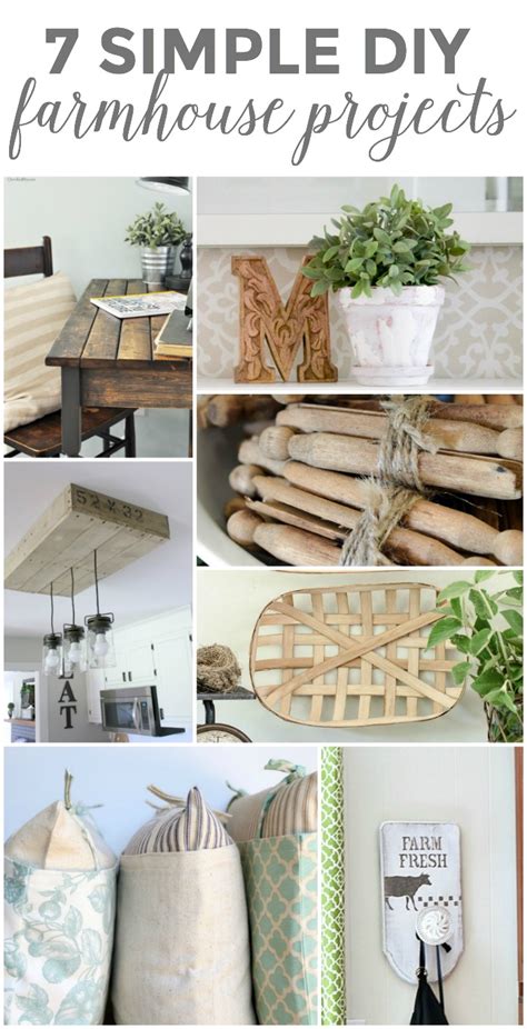 7 Simple Diy Farmhouse Projects The Happy Housie