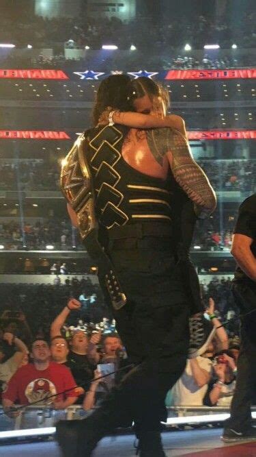 Roman Reigns And His Daughter Jojo After Winning His Match Against Hhh April3rd2016