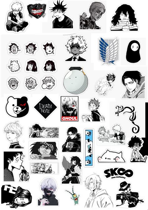 Anime Stickers For Print En 2023 Pegatinas Bonitas Pegatinas Kawaii