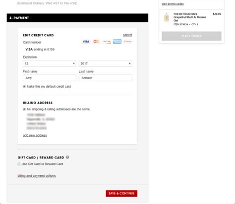 The sephora visa credit card is an upgrade from the basic store card— the sephora store credit card — coming with more benefits and rewards there are three sephora credit cards in total, and they all provide membership in the beauty insider program, offering extra perks for cardholders. Let Loyal Shoppers Edit Saved Credit Cards