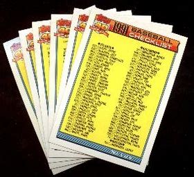 Search baseball card values from publishers topps, panini and leaf. 1991 Topps Baseball Card Checklist Set