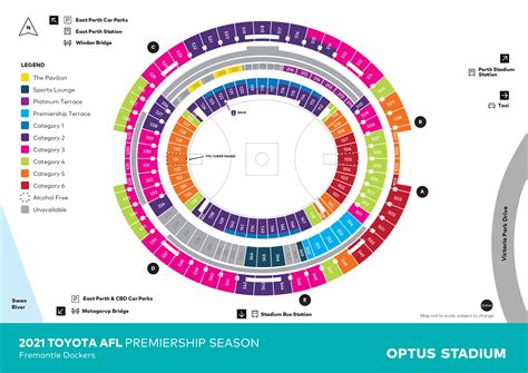 27 Seating Plan Optus Stadium Afl