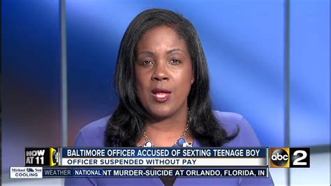 Baltimore Police Officer Accused Of Sexting 15 Year Old Youtube