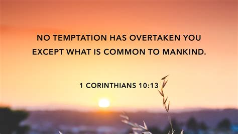 Verse Of The Day 1 Corinthians 1013 Idisciple
