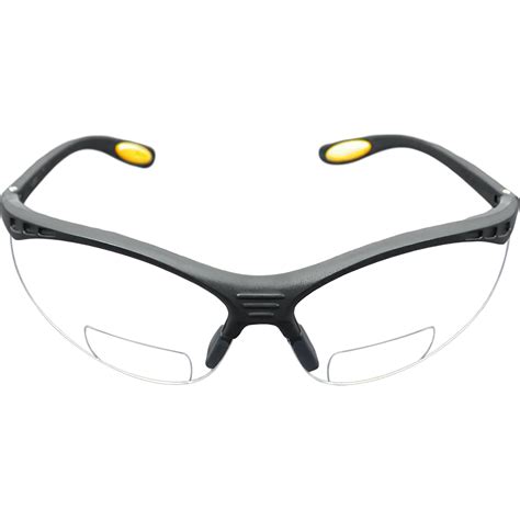Dewalt Dpg59 120c Reinforcer Rx Bifocal 20 Clear Lens High Performance Protective Safety