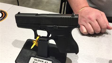 Glock 43x G43x Slimline Single Stack Sub Compact 9mm Pistol At Shot