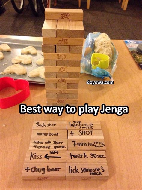 The Adult Jenga Game Musely