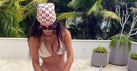 Kim Kardashian Studies For Law School In Skimpy Bikini