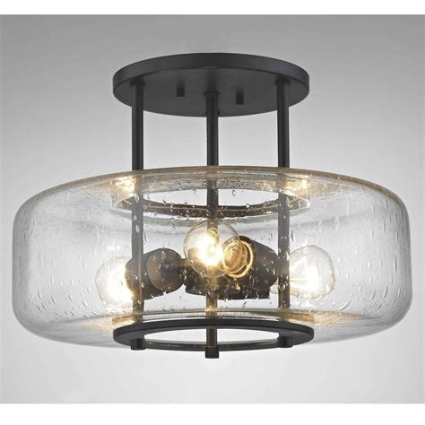 Lamps table lamps, floor lamps & lamp shades. Industial Seeded Glass Ceiling Light Bronze 3 Lt | 1811 ...