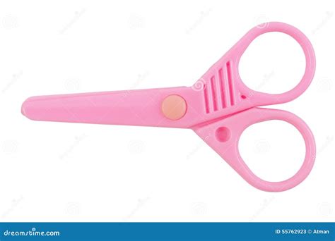 Pink Scissors Stock Image Image Of White Pink Small 55762923