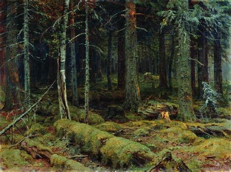 Dark Forest 1890 Ivan Shishkin