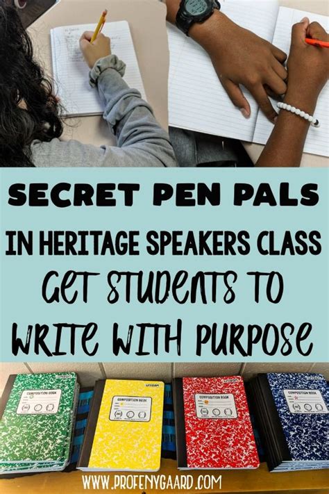 How To Use Secret Pen Pals In A Heritage Speakers Class To Engage