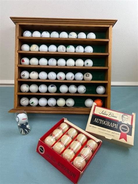 Vintage Golf Ball Collection Wdisplay Case And More Live And Online